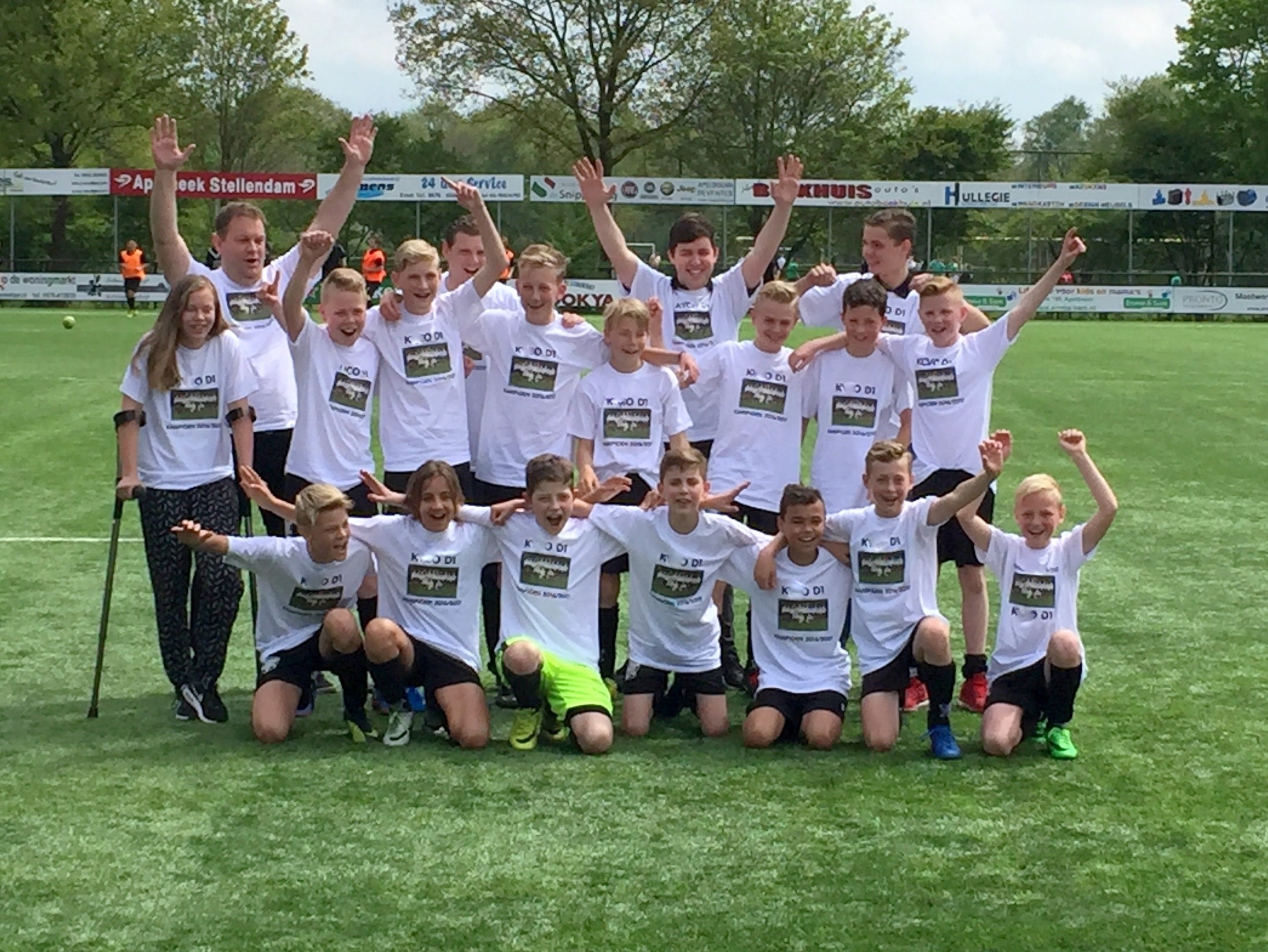 KCVO JO13-1 Kampioen met overtuigend doelsaldo