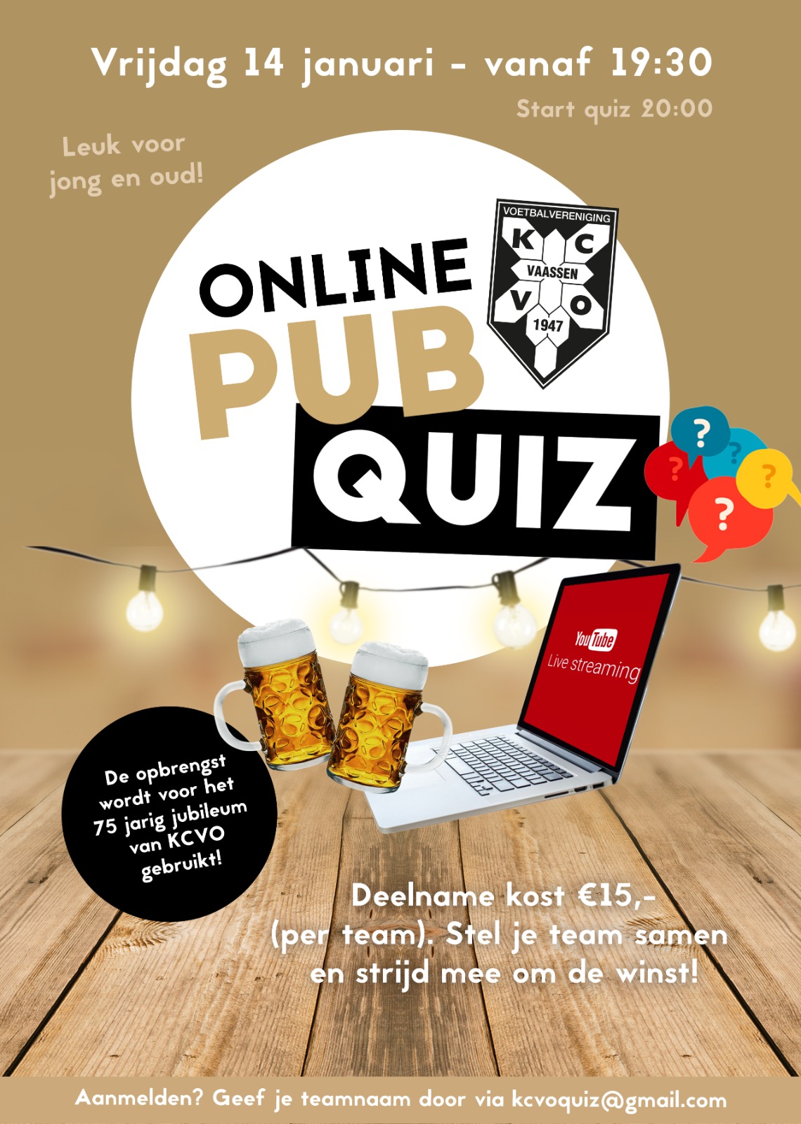 KCVO Online PUBQUIZ 14 januari 2022